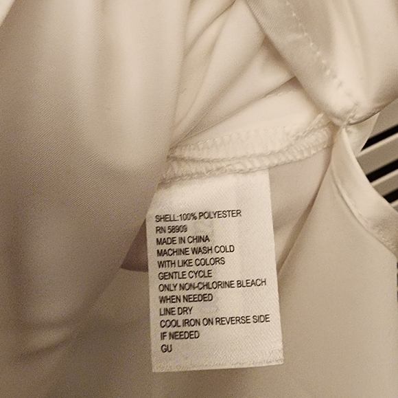 Preston & York White Emerson Tunic Size M NWT - Picture 5 of 7